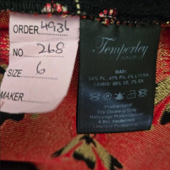 ORIGINAL Temperly London Jupiter Gown Sz 2/ 6 UK RRP £1070 SOLD OUT - Picture 4 of 6